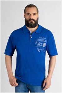 Kurzarm-Piqué-Polohemd von Meantime.