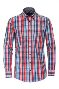 Kariertes Langarmhemd von Casamoda.