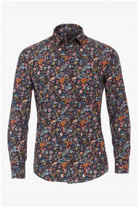 Allover bedrucktes Langarmhemd von Casamoda