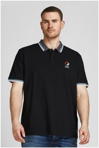 Korte mouw polo van Jack & Jones.