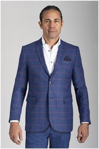 Elastisch colbert van Plusman.