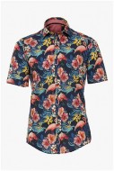 Kurzarmoberhemd von Casamoda mit buntem Print