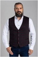 Karierte Weste von Plusman