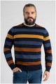 Gestreifter Baumwollpullover von Forestal